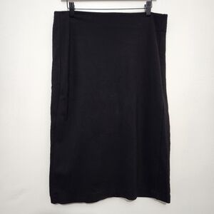 T Tahari Black Pencil Skirt Size Large NWT New With Tags Career Professional 26"